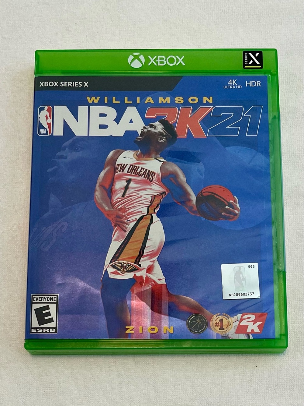 New XBOX SERIES X NBA 2K21 Video Game WILLIAMSON ZION